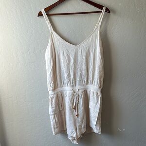 Heartloom Cream Sleeveless Romper